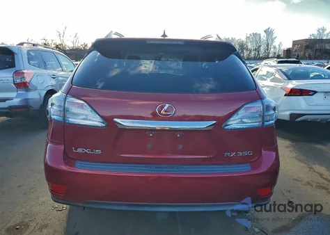 2010 Lexus Rx 350 z USA, uszkodzony, nr VIN 2T2BK1BA9AC054866